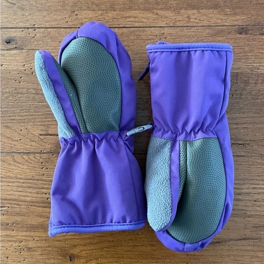 Head Kids Mittens in Purple and Pink Size Small